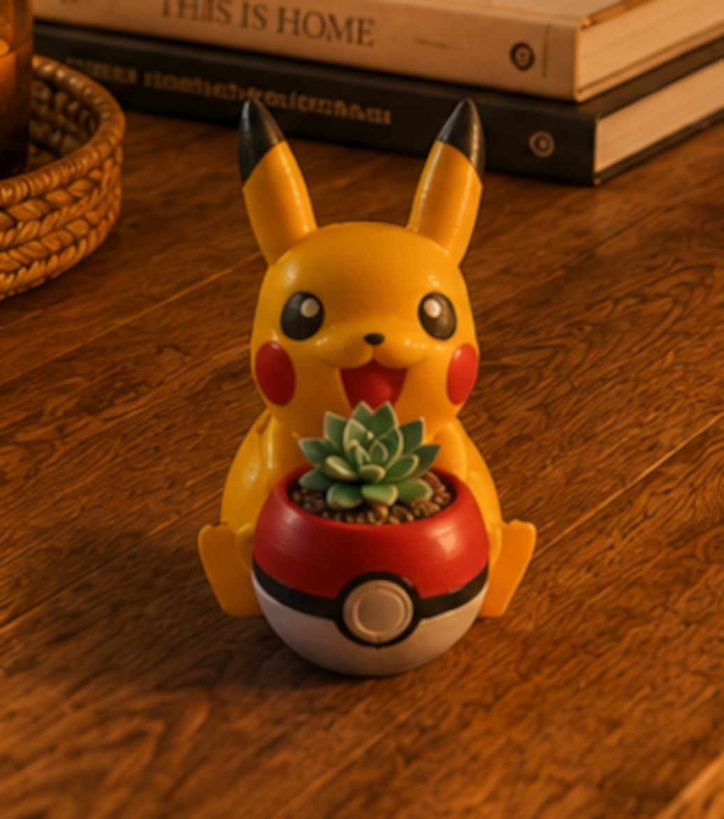 COMBO PIKACHU TAZON+MACETA